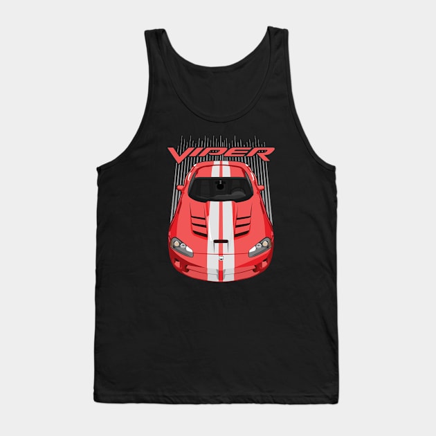 Viper SRT10-red and white Tank Top by V8social